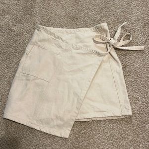 Canvas Asymmetrical Wrap Around Urban Outfitters Skirt